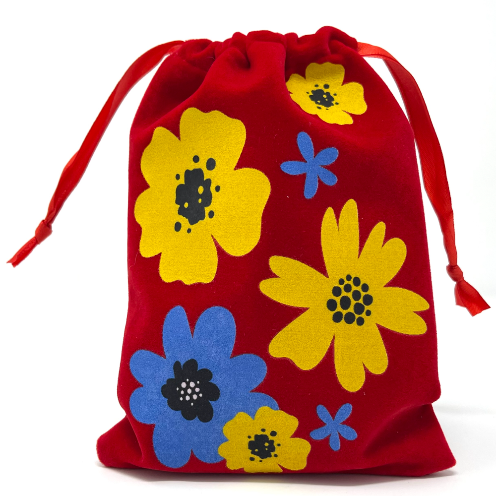 Flowers pouch bag