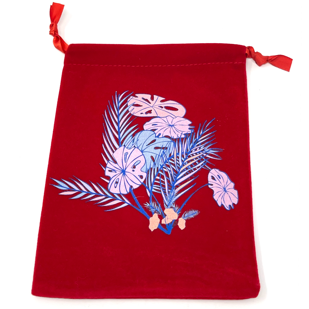 Mix Leaves pouch bag