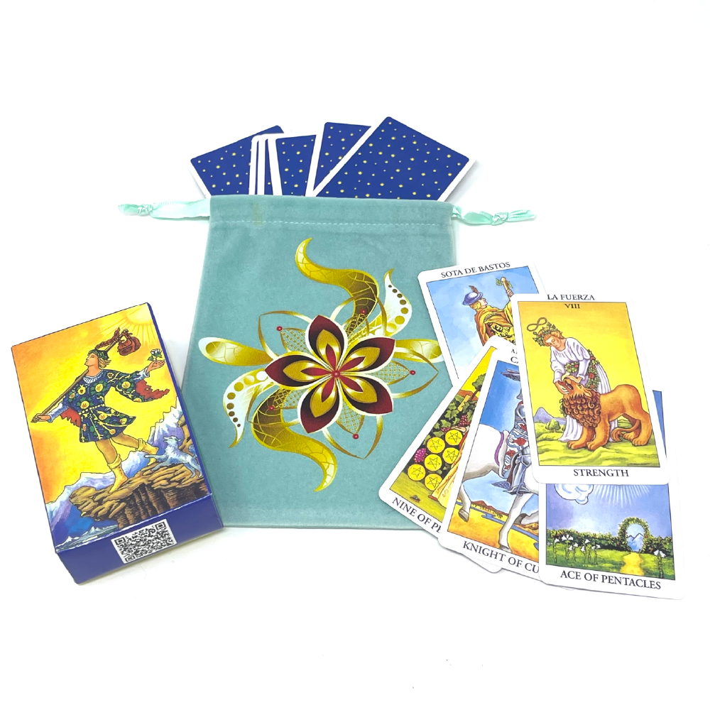 Gold flower pouch bag
