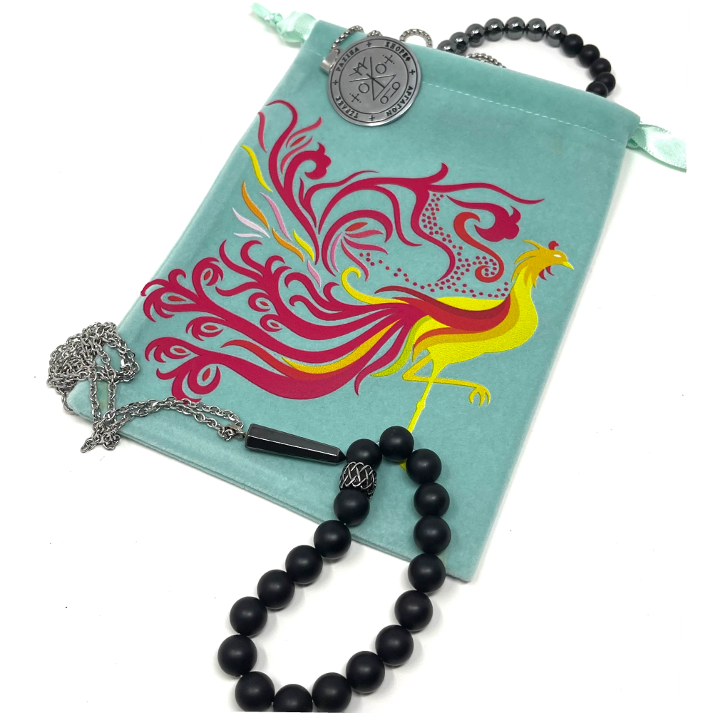 Phoenix bird pouch bag