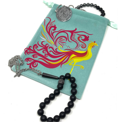Phoenix bird pouch bag