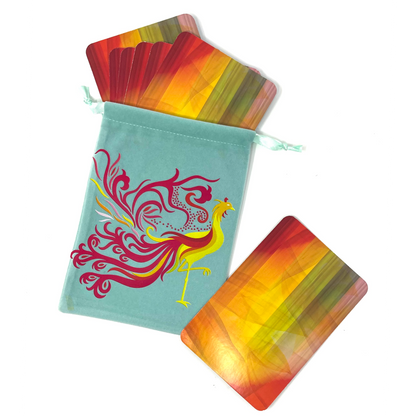 Phoenix bird pouch bag