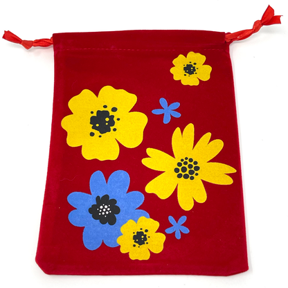 Flowers pouch bag