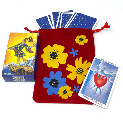 Flowers pouch bag