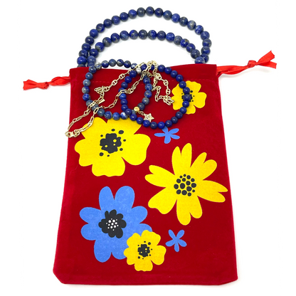 Flowers pouch bag