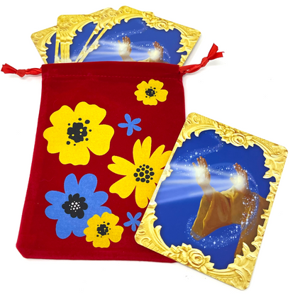 Flowers pouch bag